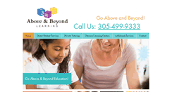 Desktop Screenshot of above-and-beyondlearning.com